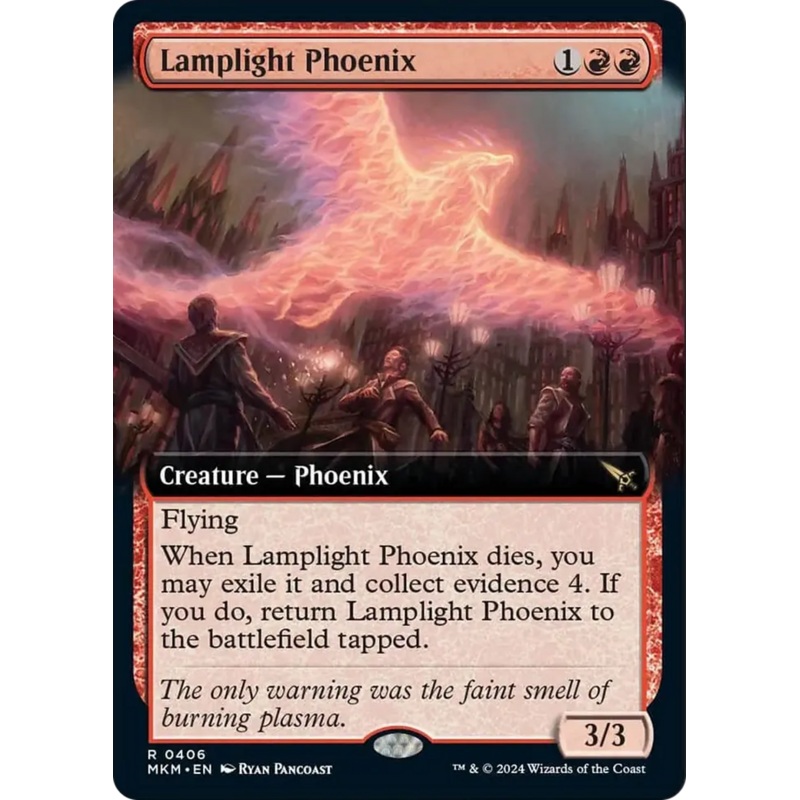 Lamplight Phoenix (Extended Art) [Murders at Karlov Manor]
