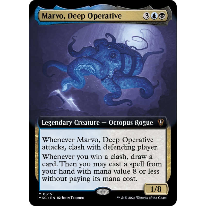 Marvo, Deep Operative (Extended Art) [Murders at Karlov Manor Commander]