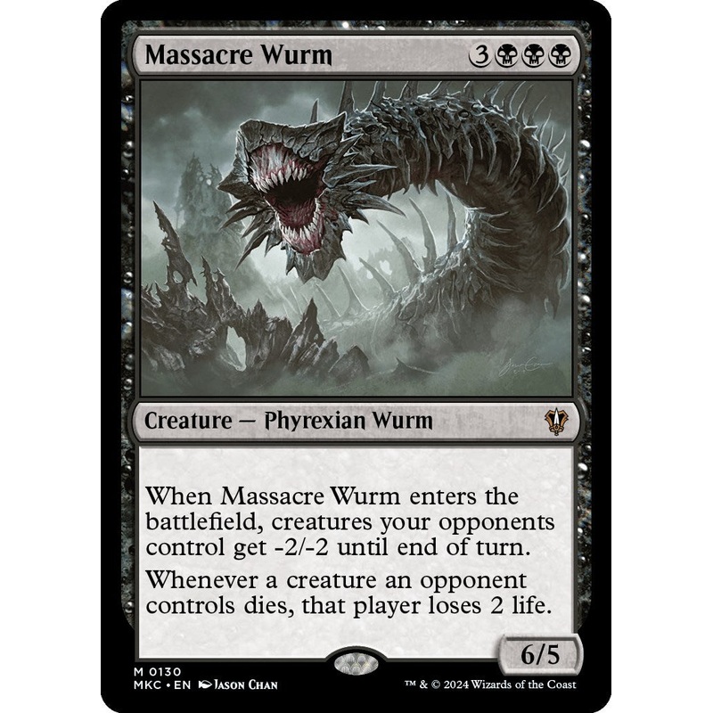 Massacre Wurm [Murders at Karlov Manor Commander]