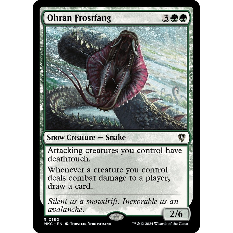 Ohran Frostfang [Murders at Karlov Manor Commander]