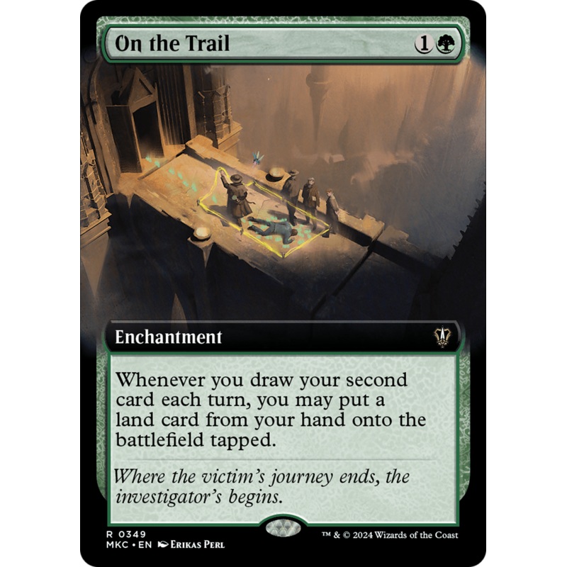 On the Trail (Extended Art) [Murders at Karlov Manor Commander]