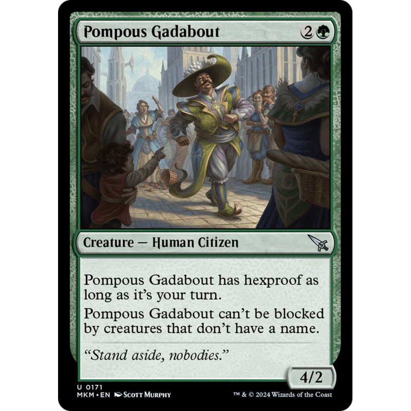 Pompous Gadabout [Murders at Karlov Manor]