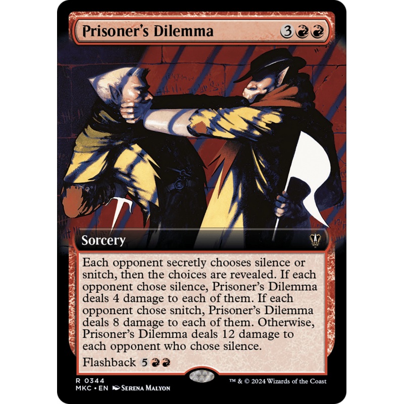 Prisoner's Dilemma (Extended Art) [Murders at Karlov Manor Commander]