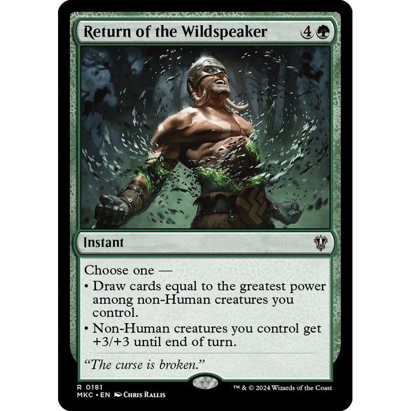 Return of the Wildspeaker [Murders at Karlov Manor Commander]