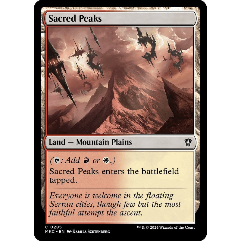 Sacred Peaks [Murders at Karlov Manor Commander]