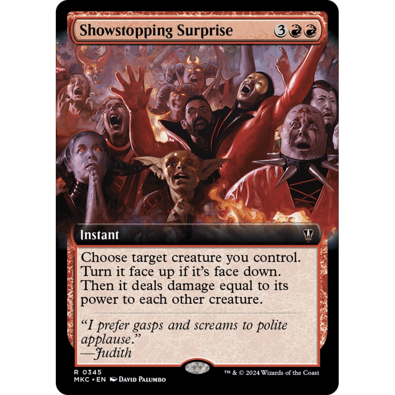 Showstopping Surprise (Extended Art) [Murders at Karlov Manor Commander]