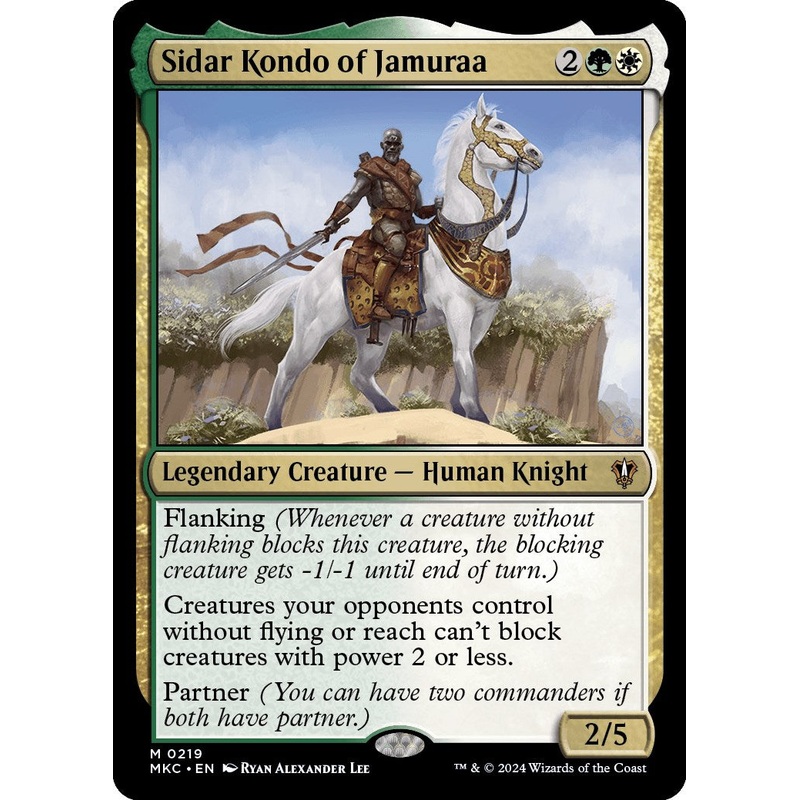 Sidar Kondo of Jamuraa [Murders at Karlov Manor Commander]