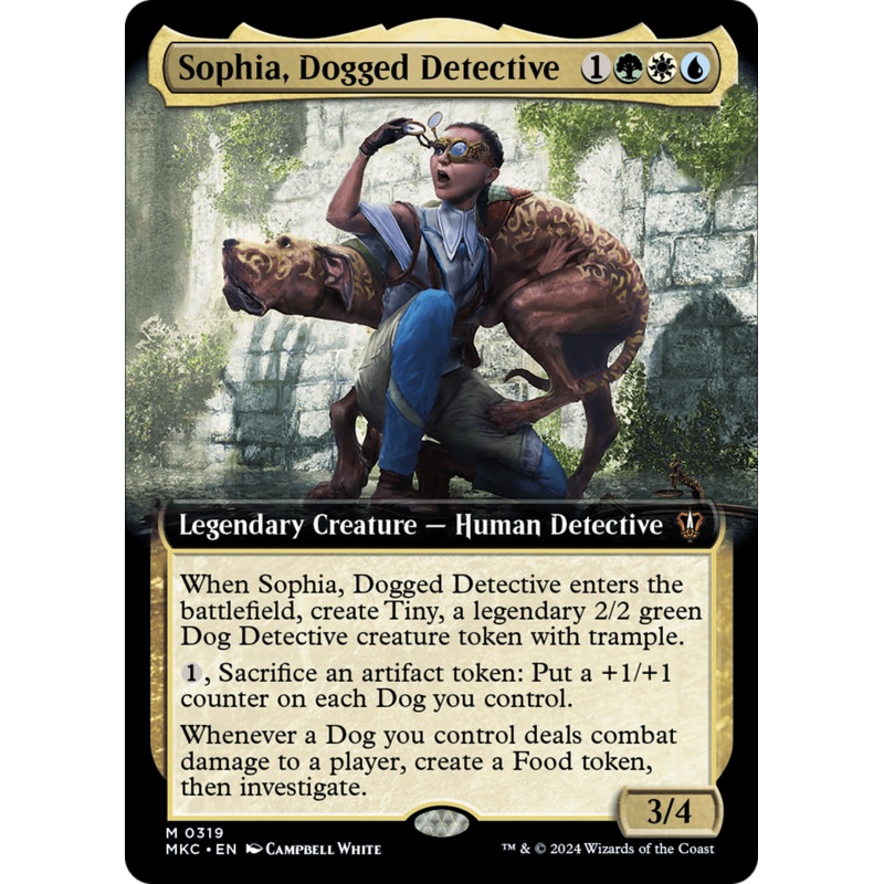 Sophia, Dogged Detective (Extended Art) [Murders at Karlov Manor Commander]