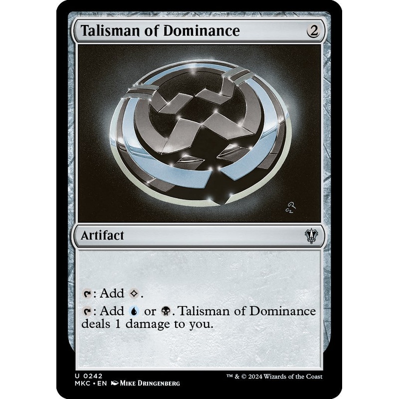 Talisman of Dominance [Murders at Karlov Manor Commander]