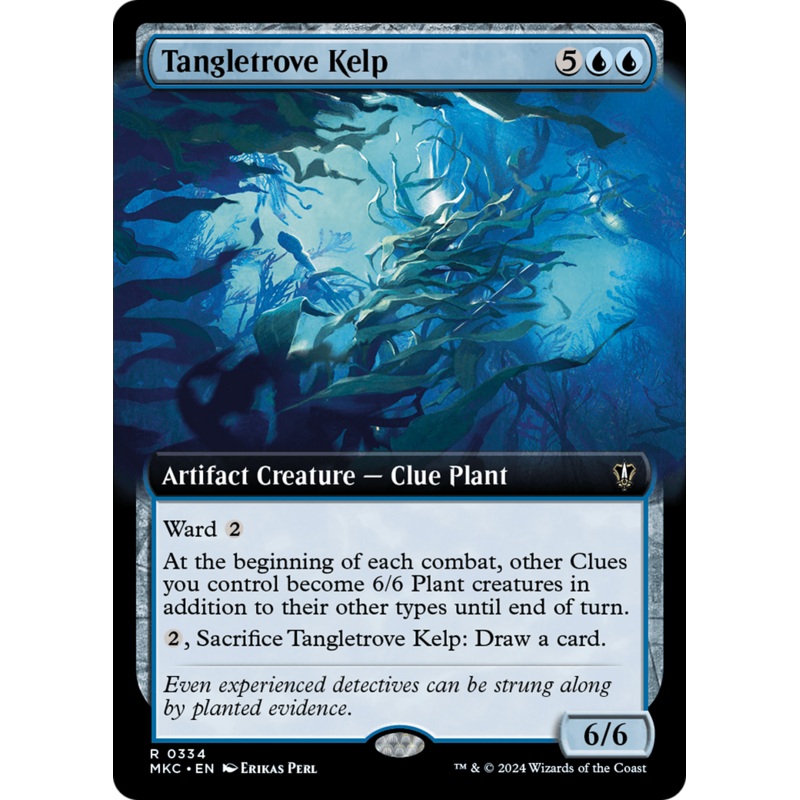 Tangletrove Kelp (Extended Art) [Murders at Karlov Manor Commander]