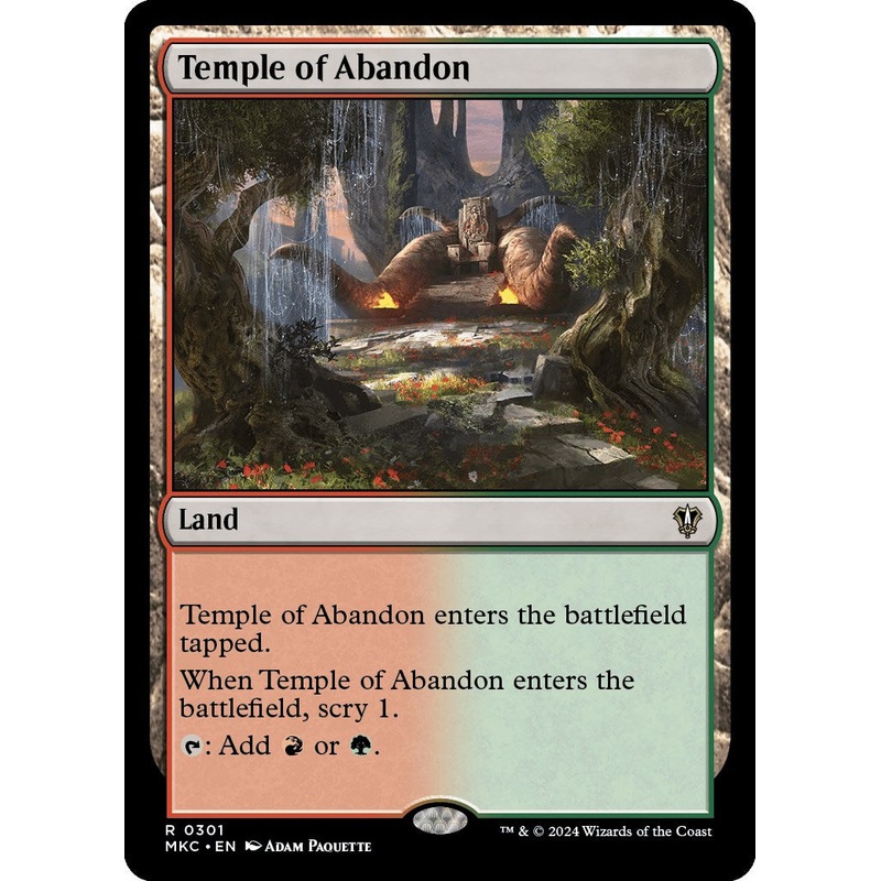Temple of Abandon [Murders at Karlov Manor Commander]