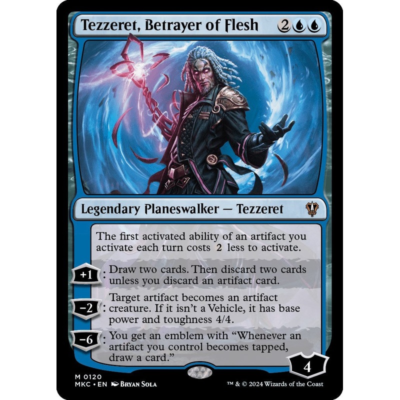 Tezzeret, Betrayer of Flesh [Murders at Karlov Manor Commander]