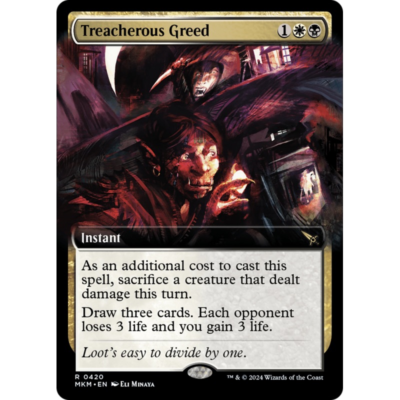 Treacherous Greed (Extended Art) [Murders at Karlov Manor]
