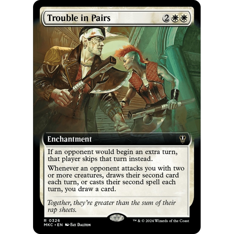 Trouble in Pairs (Extended Art) [Murders at Karlov Manor Commander]