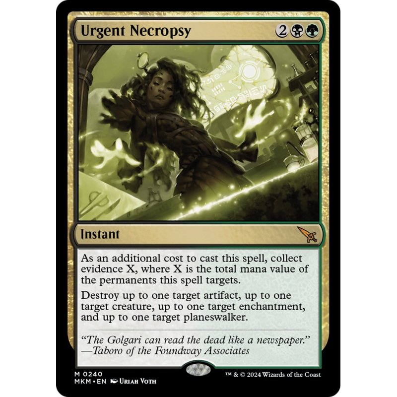 Urgent Necropsy [Murders at Karlov Manor]