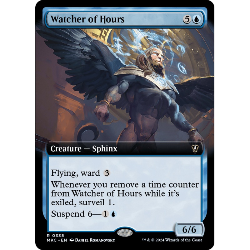 Watcher of Hours (Extended Art) [Murders at Karlov Manor Commander]