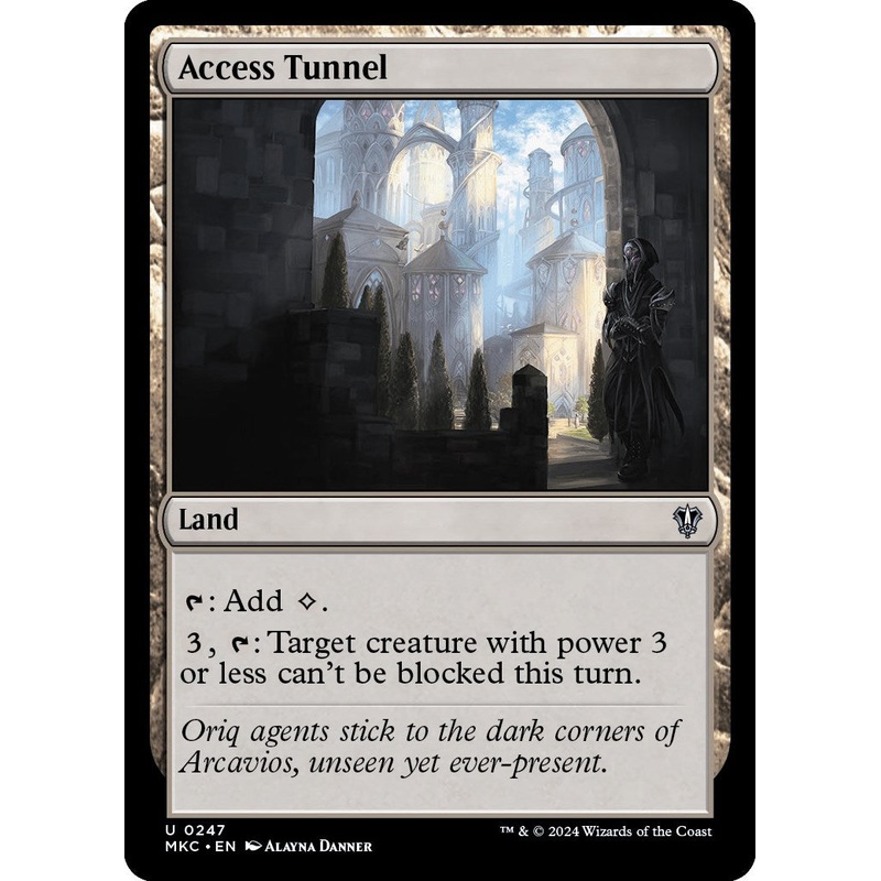 Access Tunnel [Murders at Karlov Manor Commander]