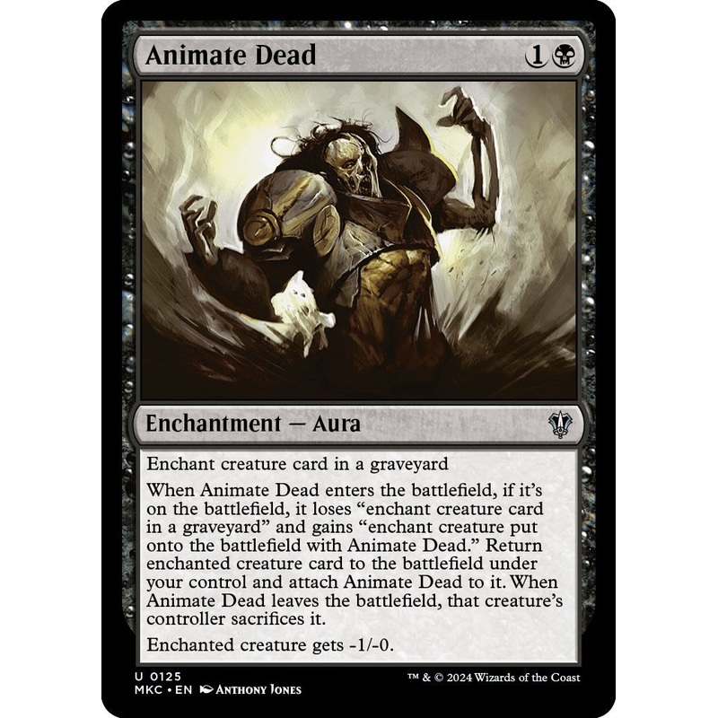 Animate Dead [Murders at Karlov Manor Commander]