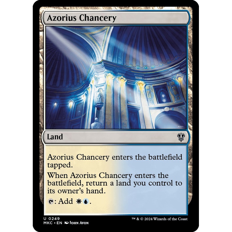 Azorius Chancery [Murders at Karlov Manor Commander]