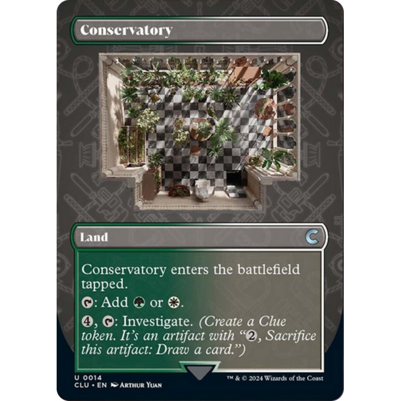 Conservatory (Borderless) [Ravnica: Clue Edition]