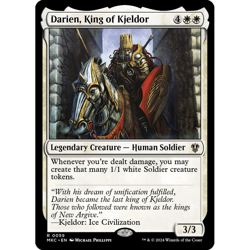 Darien, King of Kjeldor [Murders at Karlov Manor Commander]