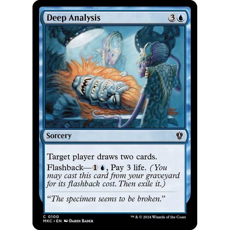 Deep Analysis [Murders at Karlov Manor Commander]