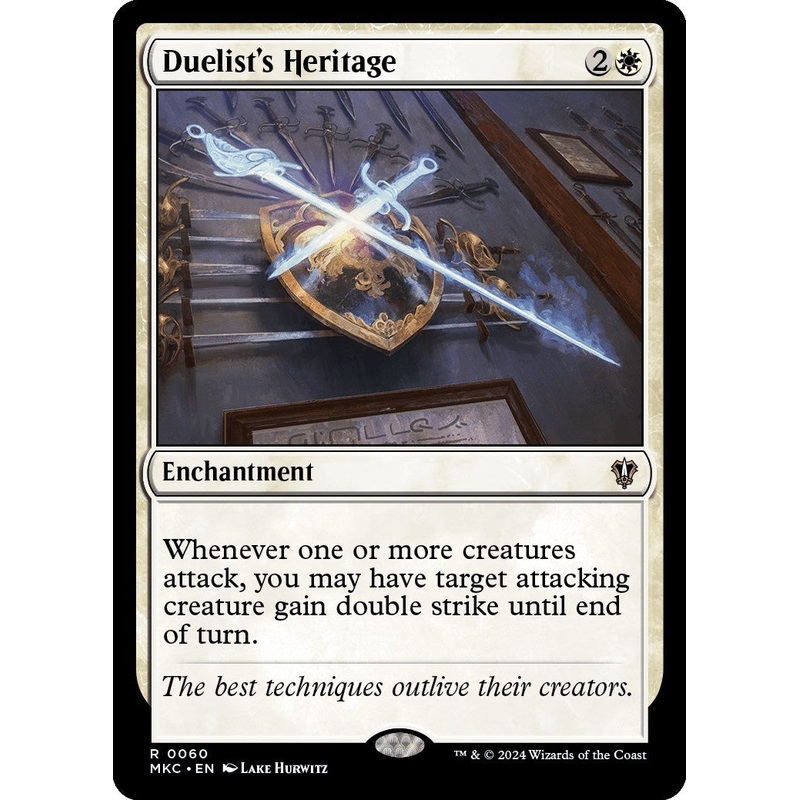 Duelist's Heritage [Murders at Karlov Manor Commander]