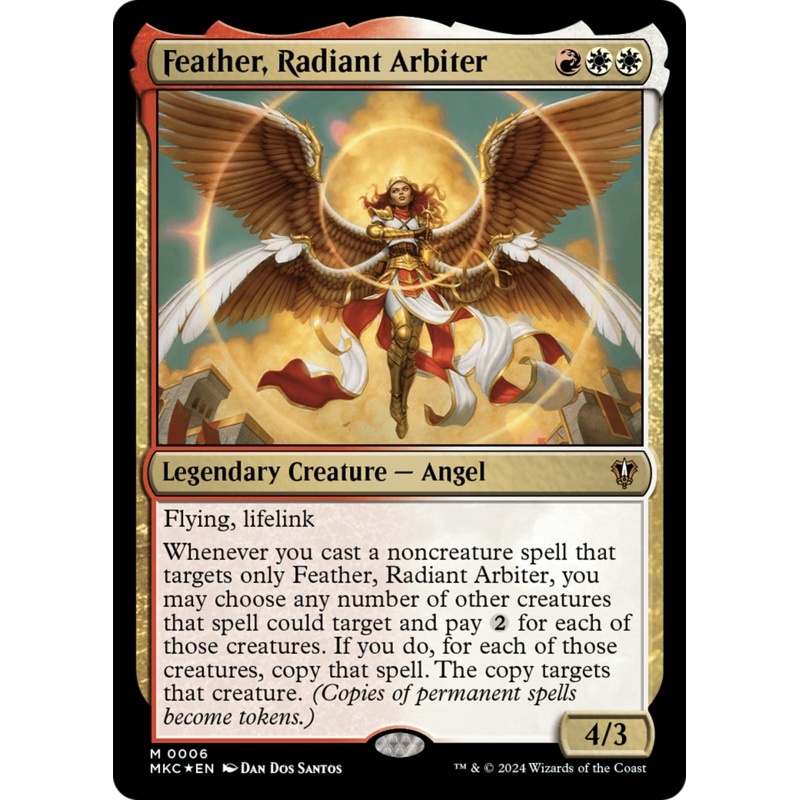 Feather, Radiant Arbiter [Murders at Karlov Manor Commander]
