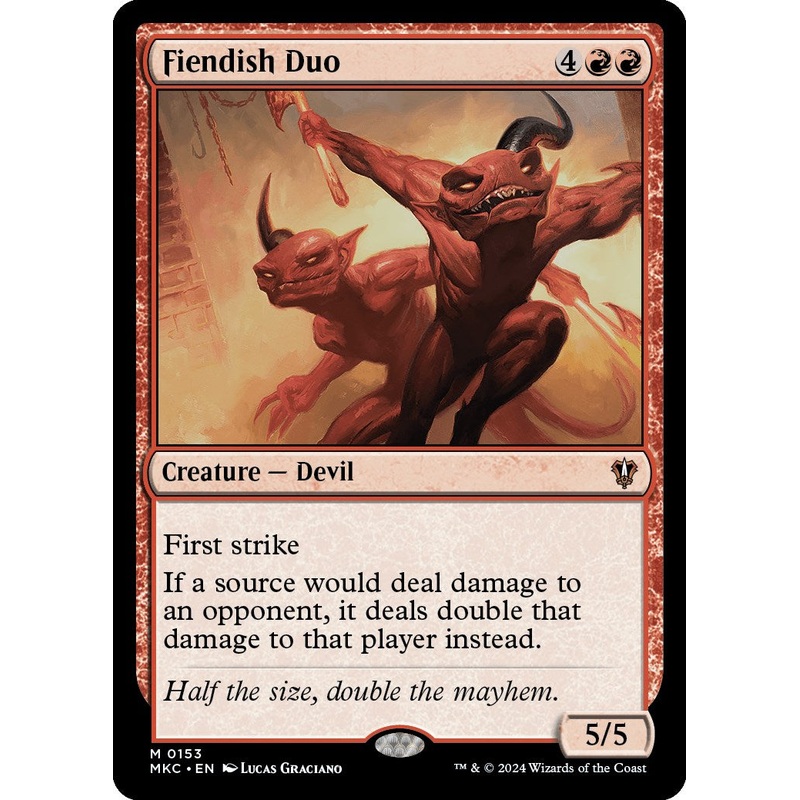 Fiendish Duo [Murders at Karlov Manor Commander]