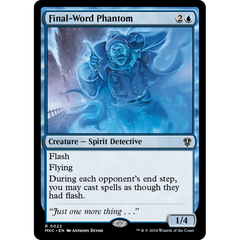 Final-Word Phantom [Murders at Karlov Manor Commander]