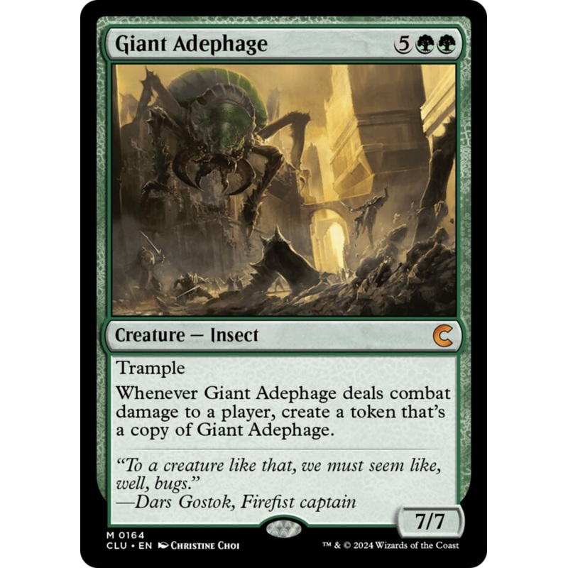 Giant Adephage [Ravnica: Clue Edition]