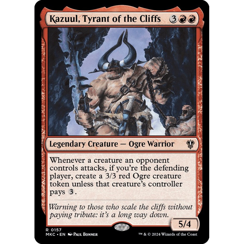 Kazuul, Tyrant of the Cliffs [Murders at Karlov Manor Commander]