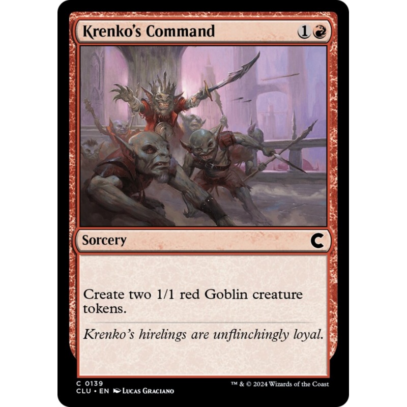 Krenko's Command [Ravnica: Clue Edition]