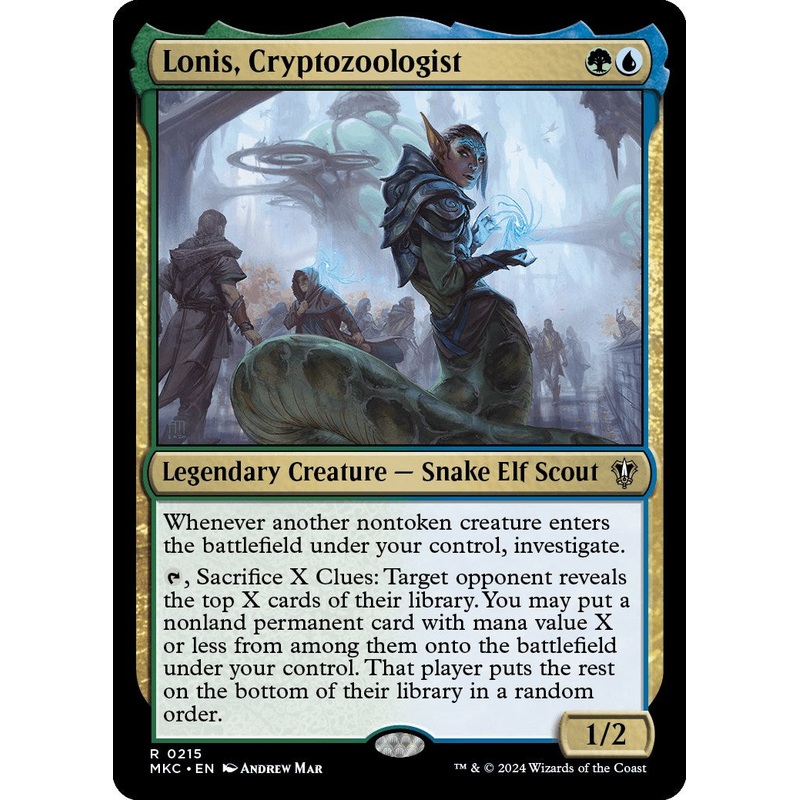 Lonis, Cryptozoologist [Murders at Karlov Manor Commander]