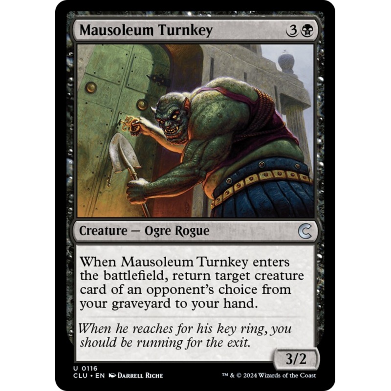 Mausoleum Turnkey [Ravnica: Clue Edition]