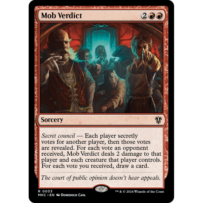 Mob Verdict [Murders at Karlov Manor Commander]