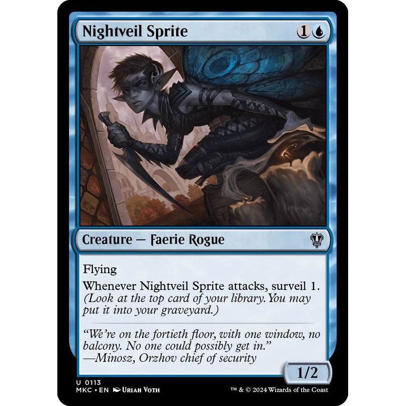Nightveil Sprite [Murders at Karlov Manor Commander]