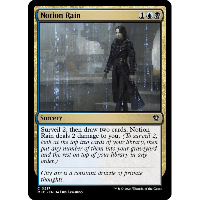 Notion Rain [Murders at Karlov Manor Commander]