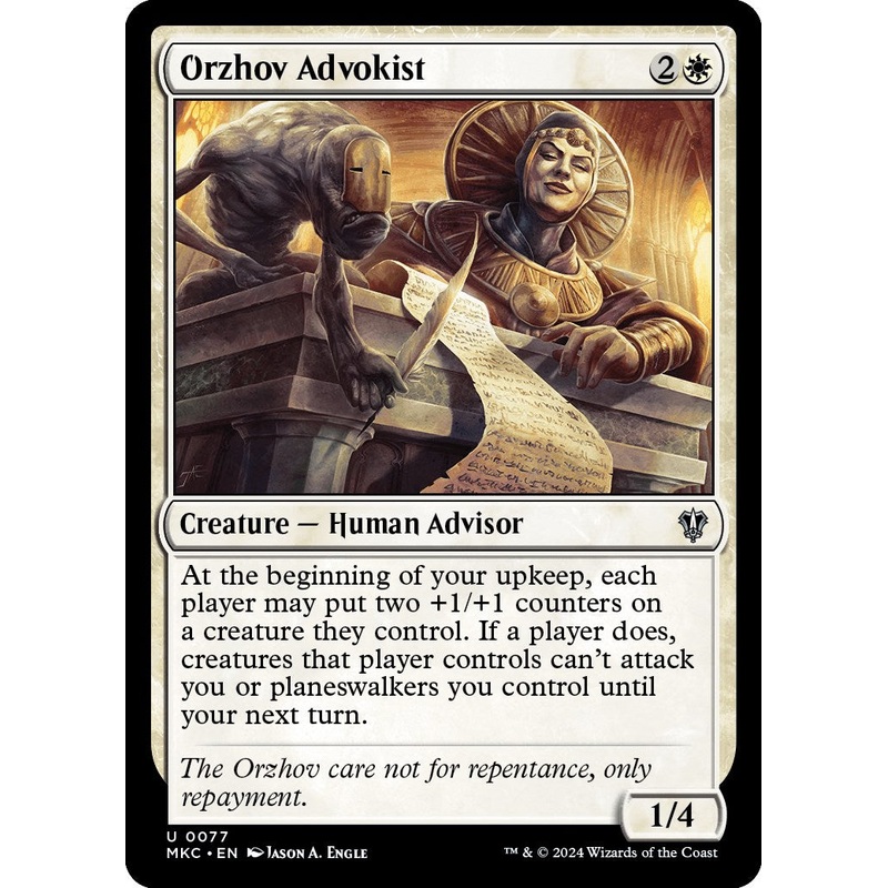 Orzhov Advokist [Murders at Karlov Manor Commander]