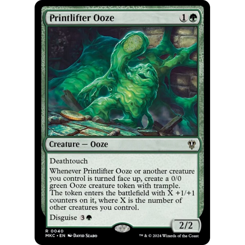 Printlifter Ooze [Murders at Karlov Manor Commander]