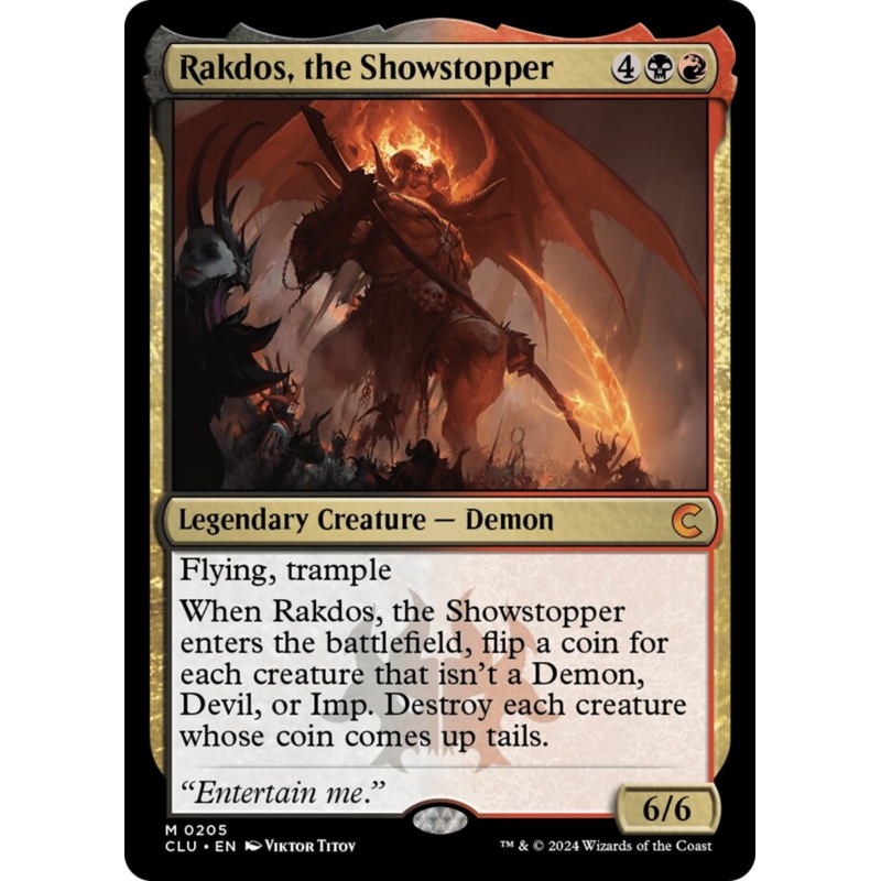 Rakdos, the Showstopper [Ravnica: Clue Edition]
