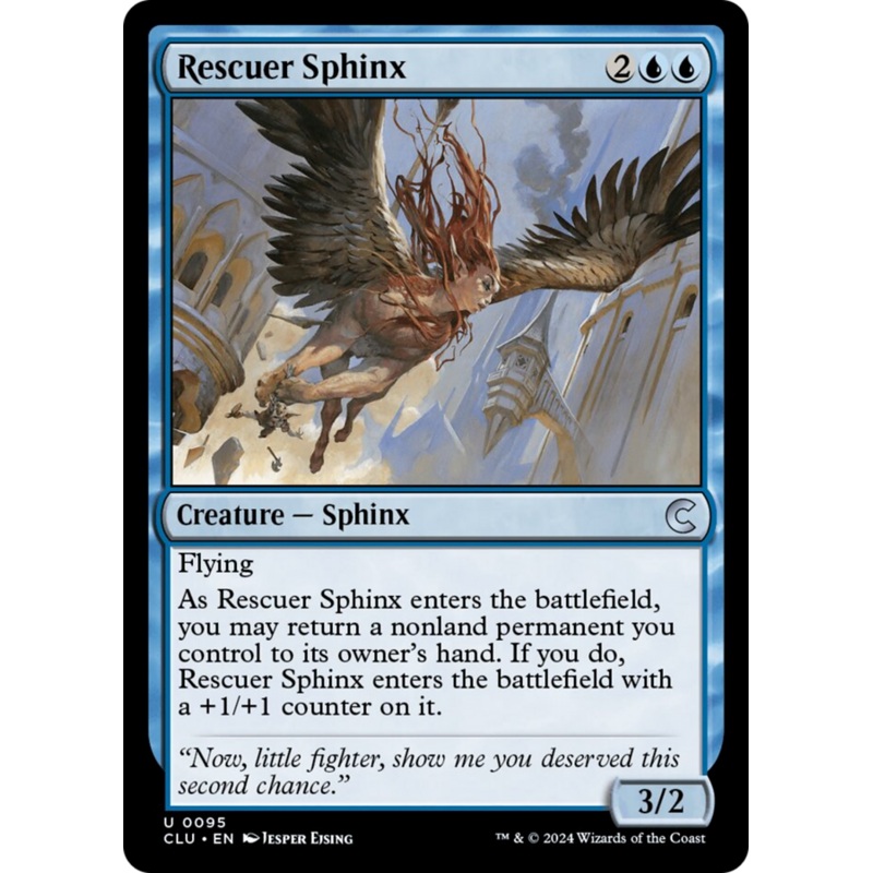 Rescuer Sphinx [Ravnica: Clue Edition]
