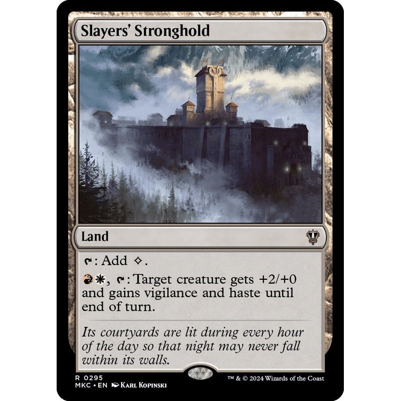 Slayers' Stronghold [Murders at Karlov Manor Commander]
