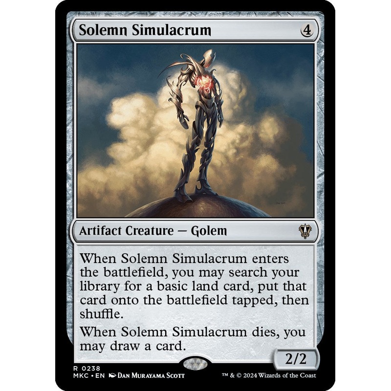 Solemn Simulacrum [Murders at Karlov Manor Commander]