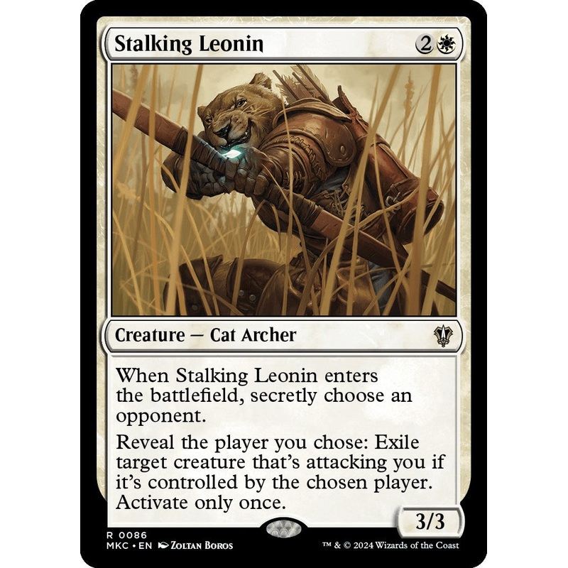 Stalking Leonin [Murders at Karlov Manor Commander]