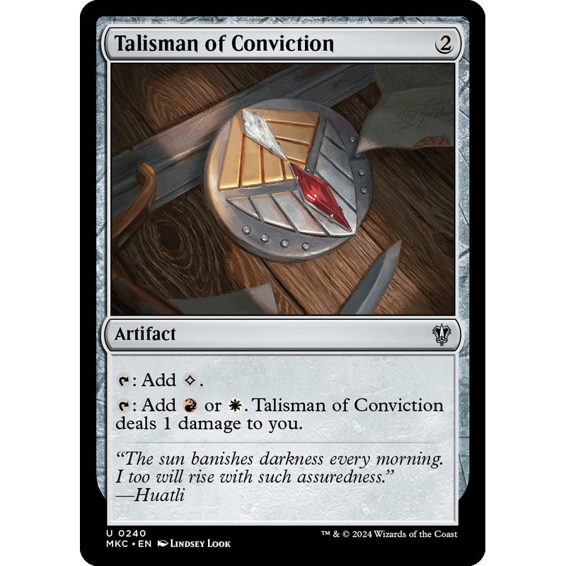 Talisman of Conviction [Murders at Karlov Manor Commander]