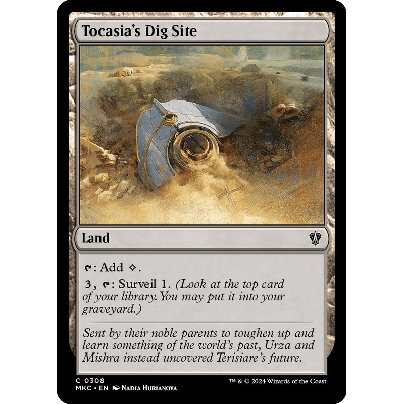 Tocasia's Dig Site [Murders at Karlov Manor Commander]