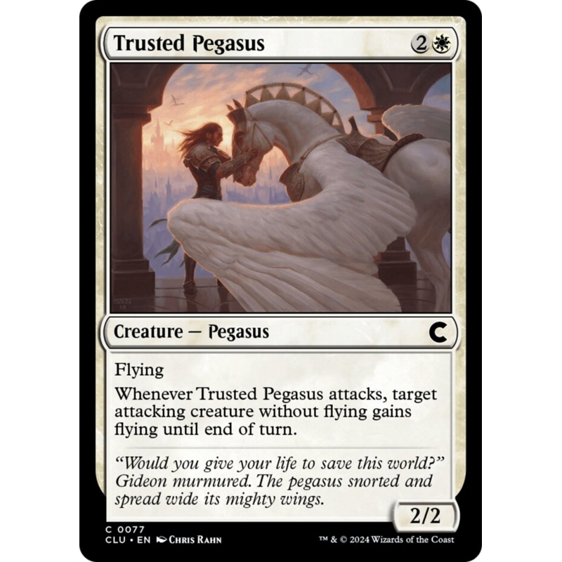 Trusted Pegasus [Ravnica: Clue Edition]