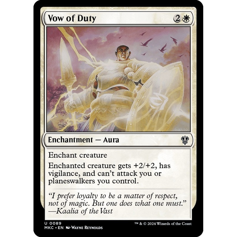 Vow of Duty [Murders at Karlov Manor Commander]