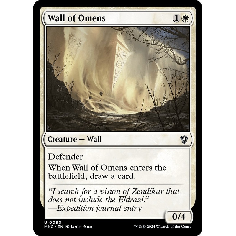 Wall of Omens [Murders at Karlov Manor Commander]